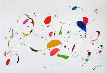 Print of Abstract Paintings by Kaoru Shibuta