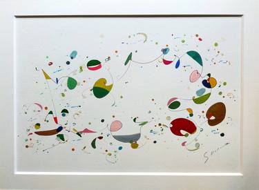 Print of Pop Art Abstract Paintings by Kaoru Shibuta