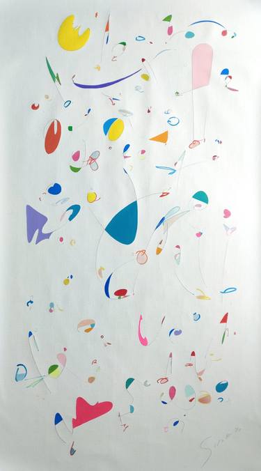 Original Abstract Paintings by Kaoru Shibuta