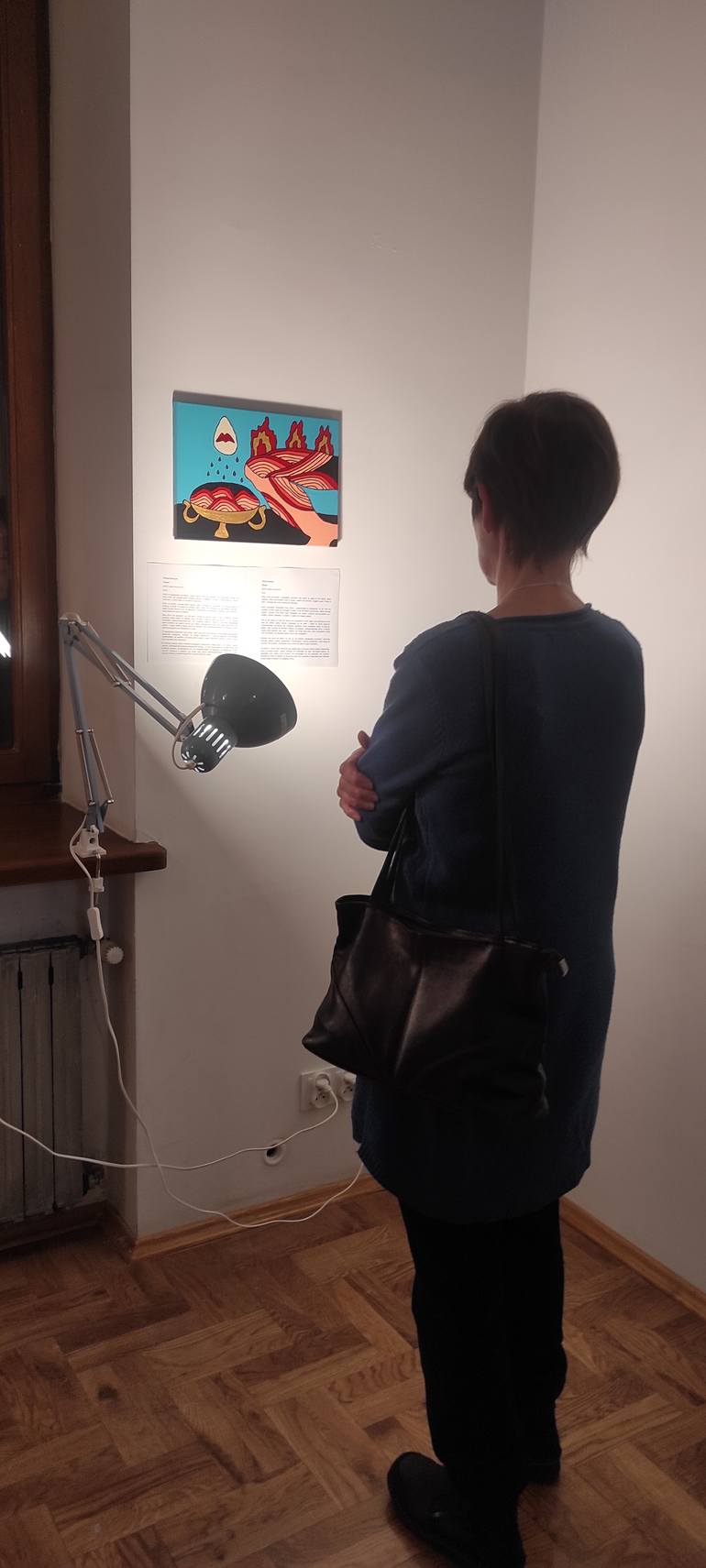 Original Conceptual People Painting by Olena Kayinska