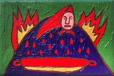 Original Conceptual People Painting by Olena Kayinska