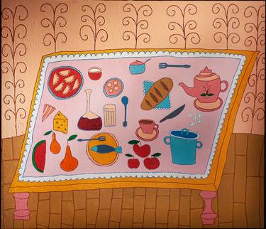 Print of Conceptual Food Paintings by Olena Kayinska