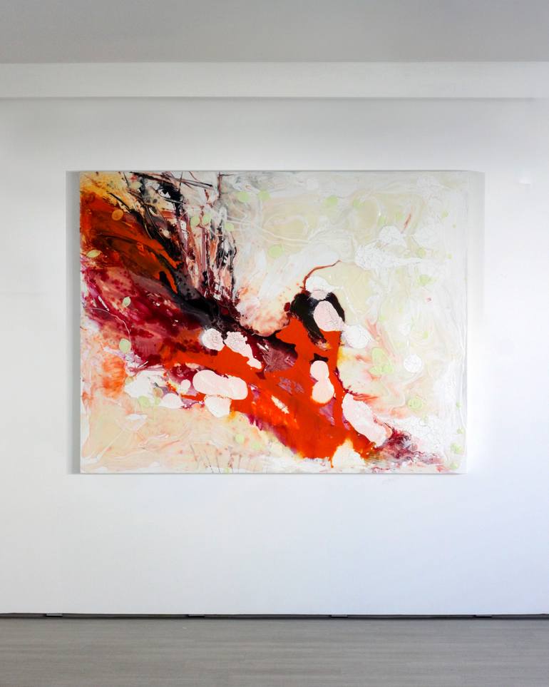 Original Modernism Abstract Painting by Petra Hoecker