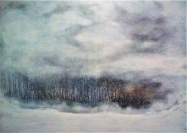 Winter compressed ari ink ironpowders oil on canvans thumb