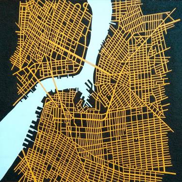 Manhattan Brooklyn Queens map thumb
