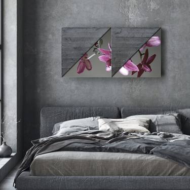 Original Conceptual Floral Mixed Media by Johan Forsberg