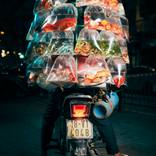 Bikes of Hanoi - Fish Seller - Reverse - Limited Edition of 5 by Jon Enoch