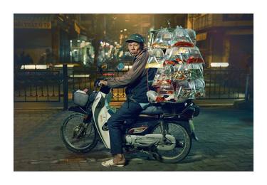 Bikes of Hanoi - Fish Seller - Photograph by Jon Enoch - Limited Edition of 5 thumb