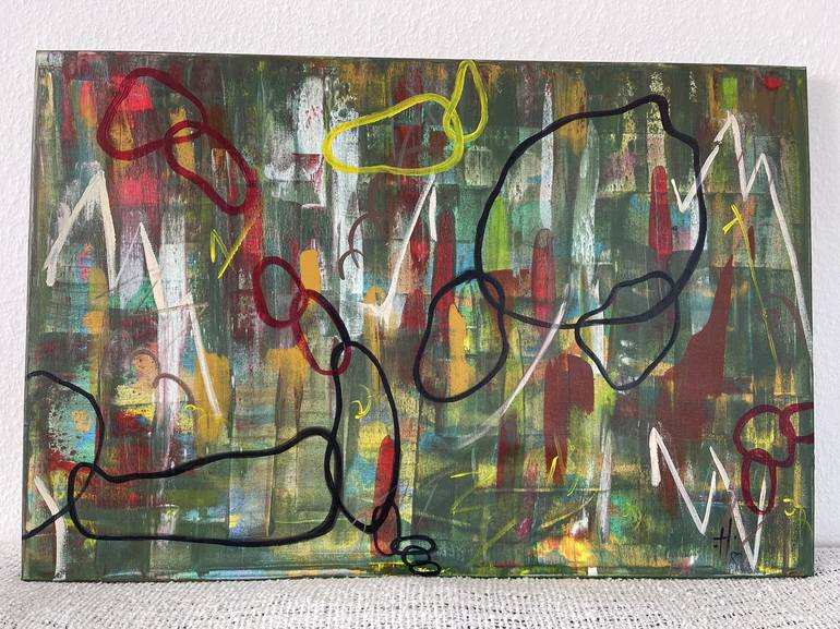 Original Abstract Expressionism Abstract Paintings by Olha Natalchenko