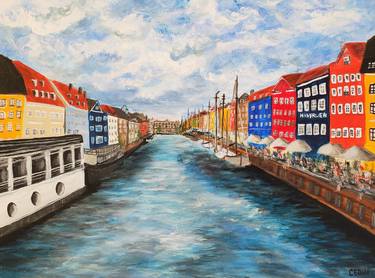 Original Fine Art Travel Paintings by CE Dill