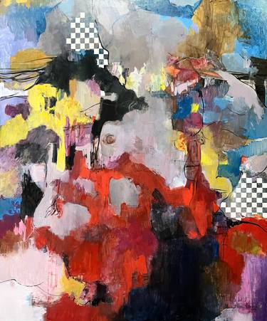 Original Contemporary Abstract Paintings by Albu Olesya