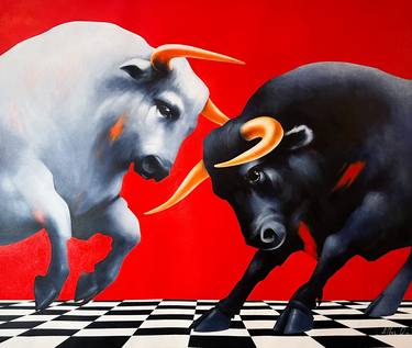 Original Contemporary Animal Paintings by Albu Olesea