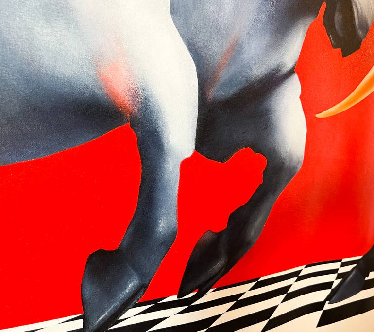 Original Contemporary Animal Painting by Olesea Albu