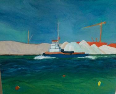 Original Boat Paintings by Henriette Busch