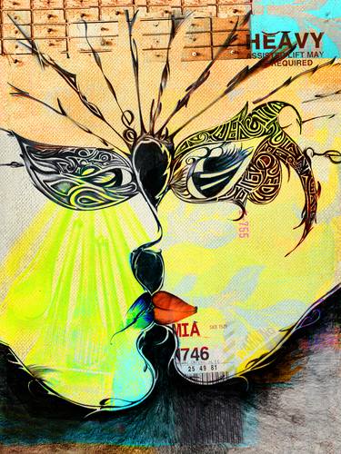 Print of Love Mixed Media by Paola Ines Gutierrez