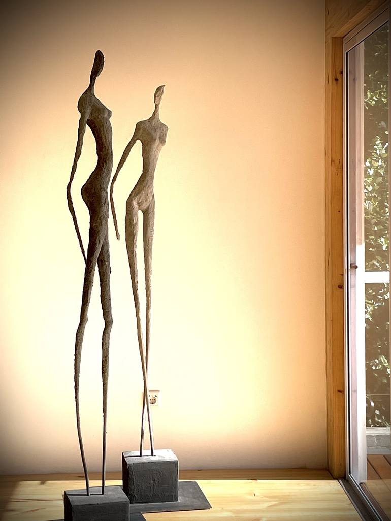 Original Abstract Expressionism Women Sculpture by Michael Reichel