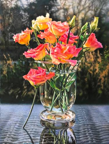 Print of Realism Floral Drawings by Vadim Markevich