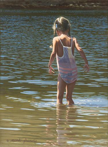 Print of Photorealism Children Paintings by Mark Francis