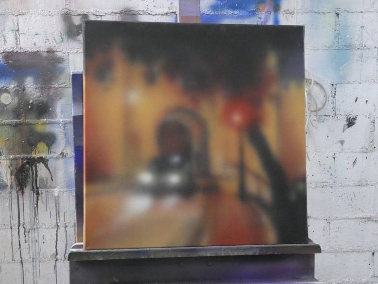 Original Figurative Transportation Painting by J A Saiz Manrique
