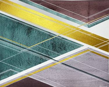 Print of Abstract Geometric Paintings by Sviatlana Petushkova