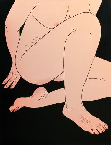 Print of Portraiture Nude Paintings by Sviatlana Petushkova