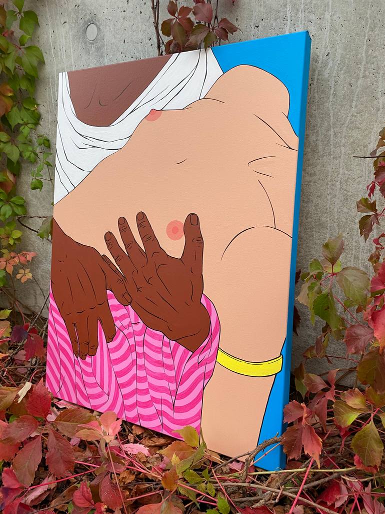 Original Figurative Love Painting by Sviatlana Petushkova