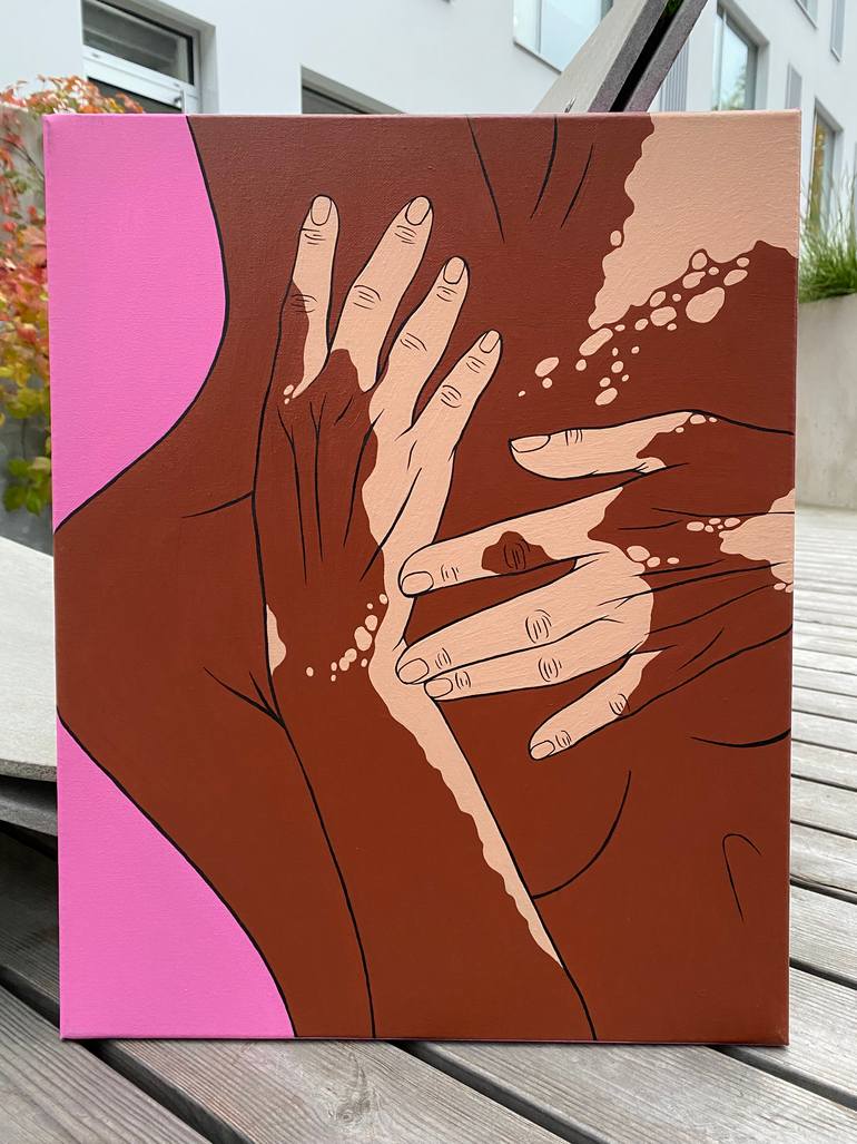 Original Figurative Body Painting by Sviatlana Petushkova