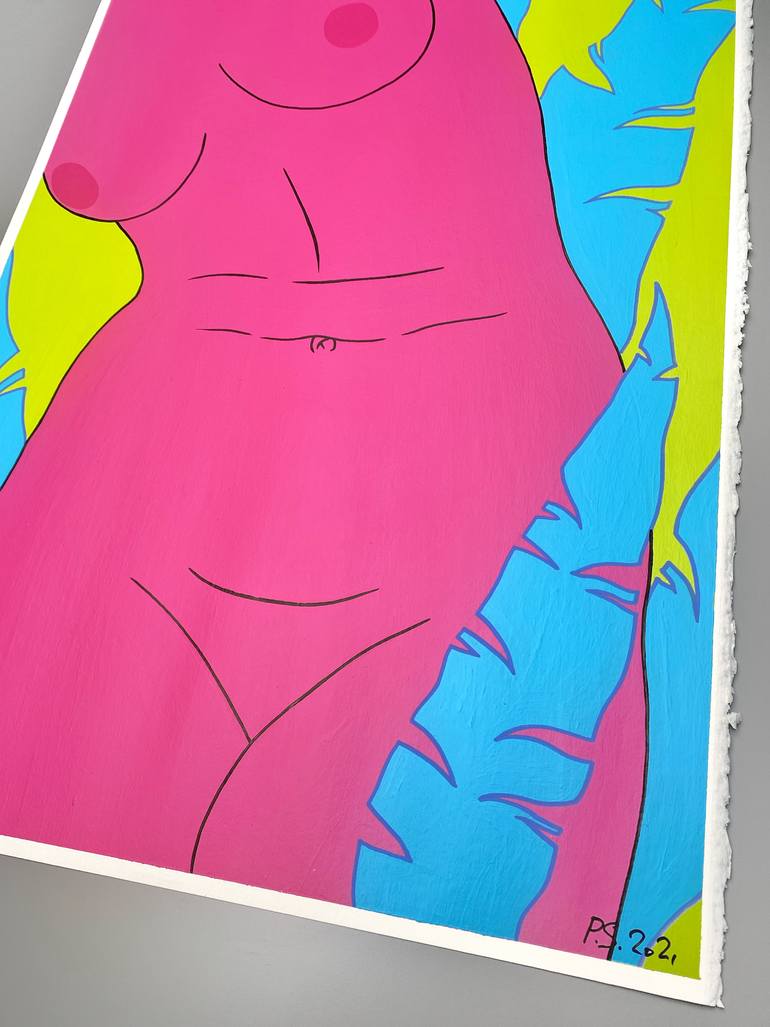 Original Illustration Women Painting by Sviatlana Petushkova