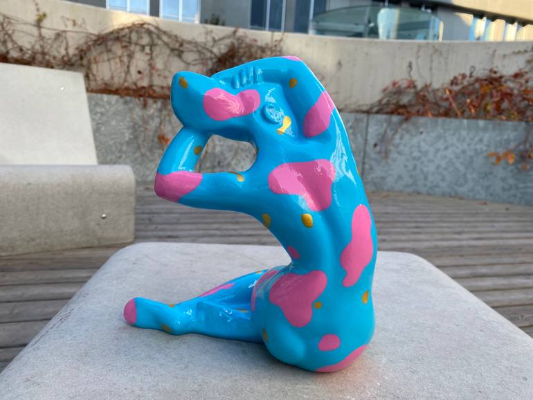 Original Minimalism Nude Sculpture by Sviatlana Petushkova
