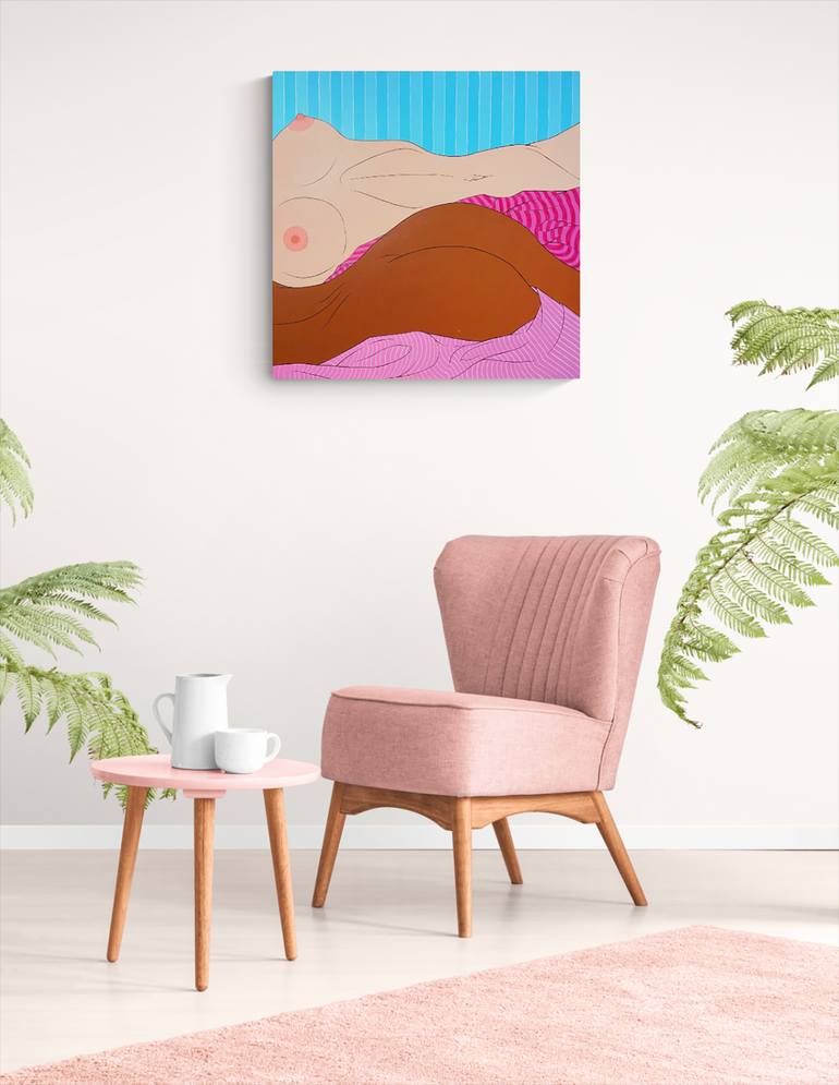 Original Figurative Nude Painting by Sviatlana Petushkova