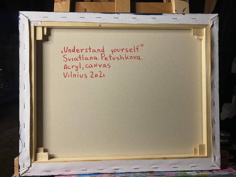 Original Conceptual People Painting by Sviatlana Petushkova