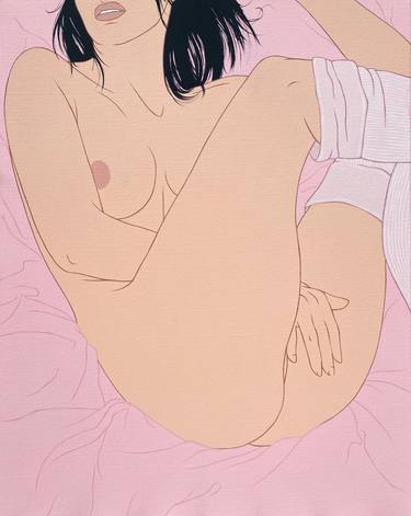 Print of Pop Art Nude Paintings by Sviatlana Petushkova