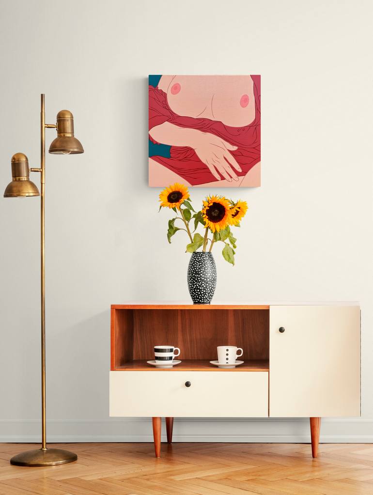 Original Contemporary Women Painting by Sviatlana Petushkova