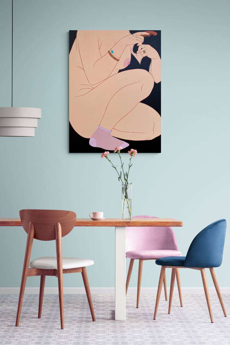 Original Contemporary Women Painting by Sviatlana Petushkova