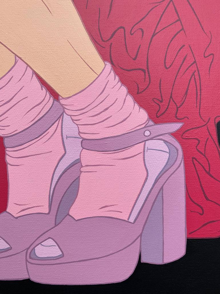 Original Art Deco Fashion Painting by Sviatlana Petushkova