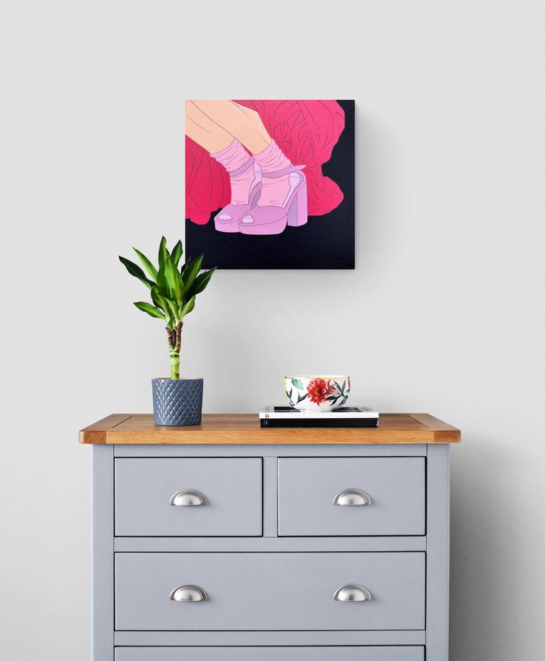 Original Art Deco Fashion Painting by Sviatlana Petushkova