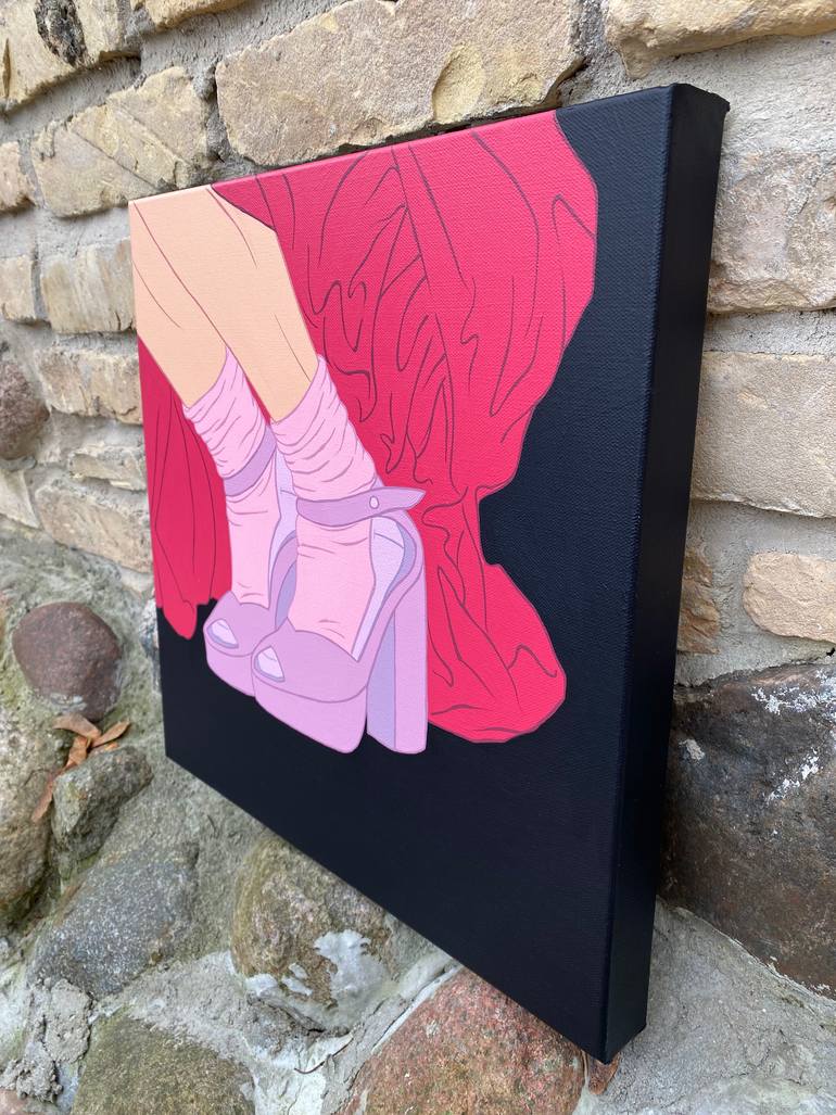 Original Art Deco Fashion Painting by Sviatlana Petushkova