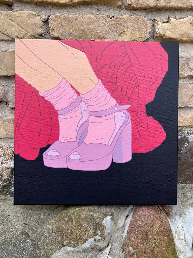 Original Art Deco Fashion Painting by Sviatlana Petushkova