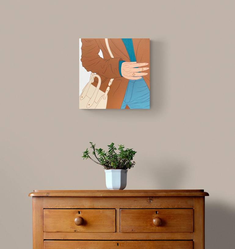 Original Contemporary Fashion Painting by Sviatlana Petushkova