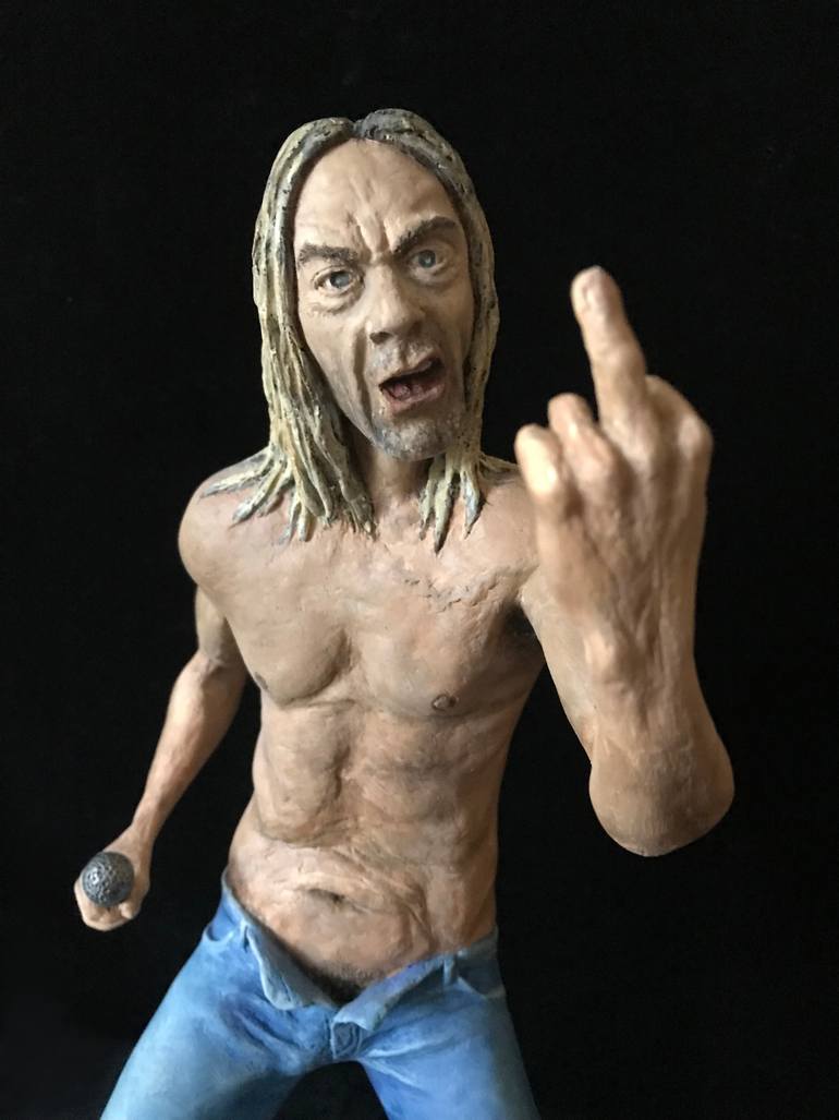 Original Contemporary Pop Culture/Celebrity Sculpture by Yevhenii Zaborovskyі