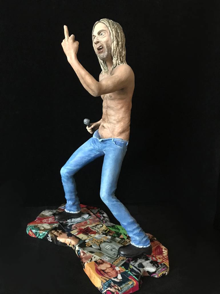 Original Contemporary Pop Culture/Celebrity Sculpture by Yevhenii Zaborovskyі