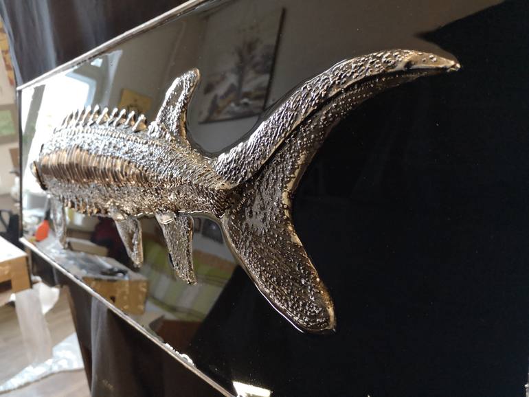 Original Art Deco Animal Sculpture by Yevhenii Zaborovskyі