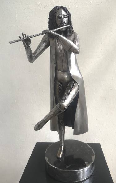 Original Art Deco Men Sculpture by Yevhenii Zaborovskyі