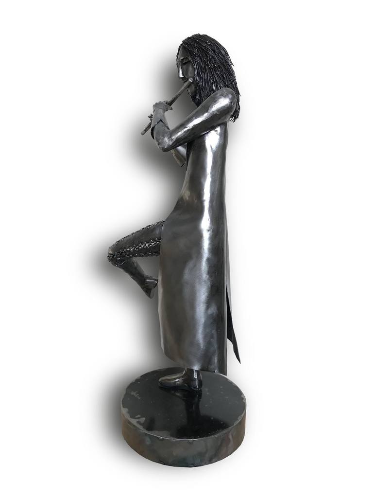 Original Art Deco Men Sculpture by Yevhenii Zaborovskyі