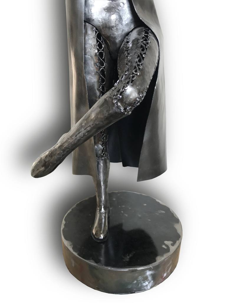 Original Art Deco Men Sculpture by Yevhenii Zaborovskyі