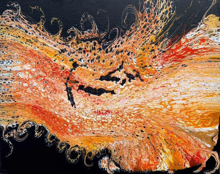 Original Abstract Painting by Debbie Kappelhoff
