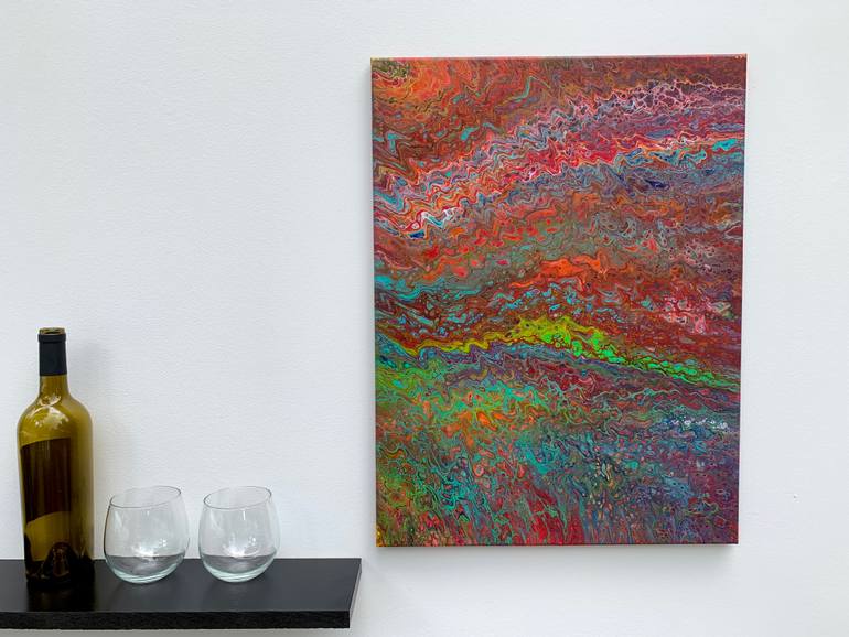 Original Abstract Painting by Debbie Kappelhoff