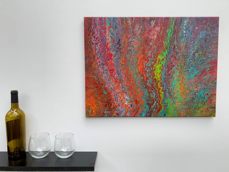 Original Abstract Painting by Debbie Kappelhoff