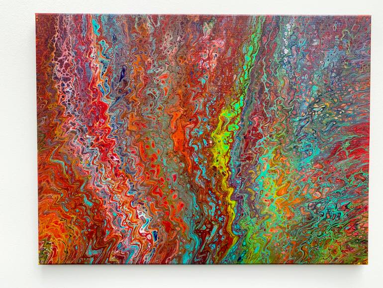 Original Abstract Painting by Debbie Kappelhoff