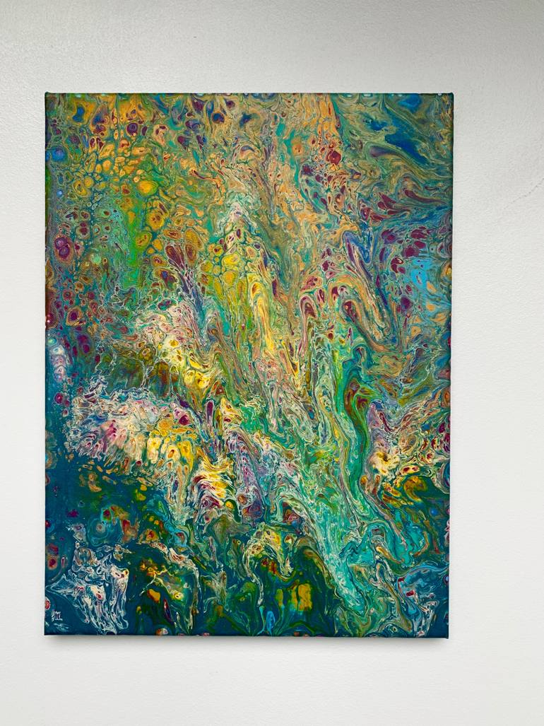 Original Abstract Painting by Debbie Kappelhoff